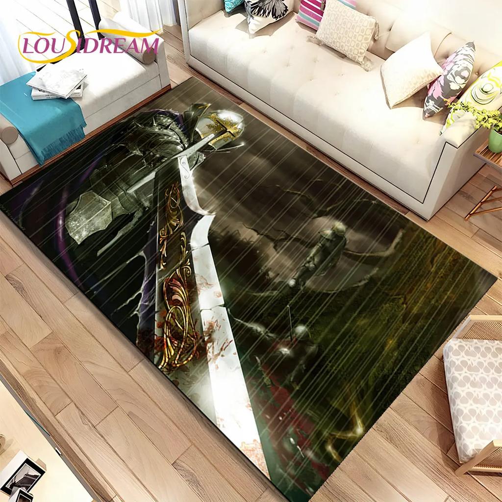 Коврик для игровой зоны Cavalier Knight Templar Crusaders, ковер для дома, гостиной, спальни, дивана, коврик для двери, нескользящий напольный коврик