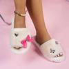 Fashion 2025 NEW Trendy Cross Thick Bottom Slippers Open Toe Outdoor Rubber Ladies Sandals Comfortable Fall Winter New