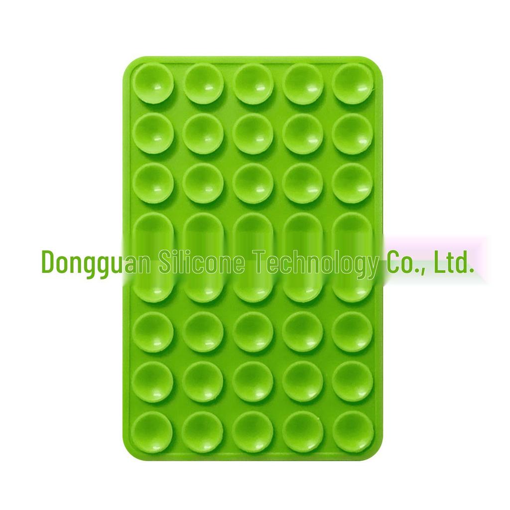 Черная силиконовая противоскользящая подставка для телефона: 24 Портативные, Минималистичные Наклейки на Присосках