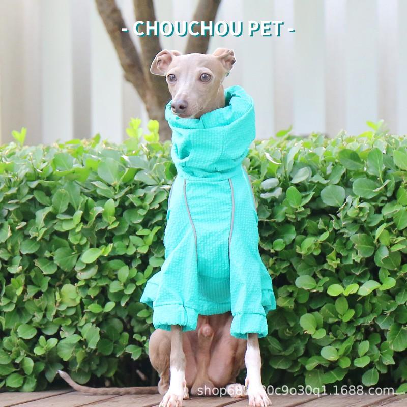 Waterproof Quick-Dry Raincoat Small Medium Dogs Italian Greyhound Whippet Pet Outdoor Jacket Winter