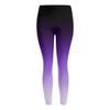 Женские повседневные модные уличные градиентные тонкие эластичные брюки для йоги, девятиминутные брюки