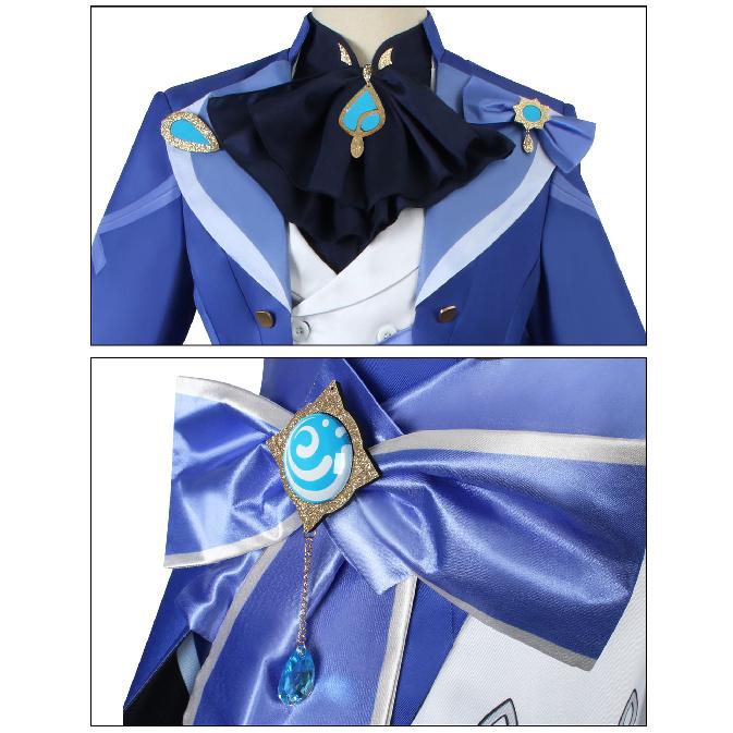 Genshin Impact Furina Cosplay Costume Hydro Archon De Fontaine Outfit Anime Cosplay Clothing