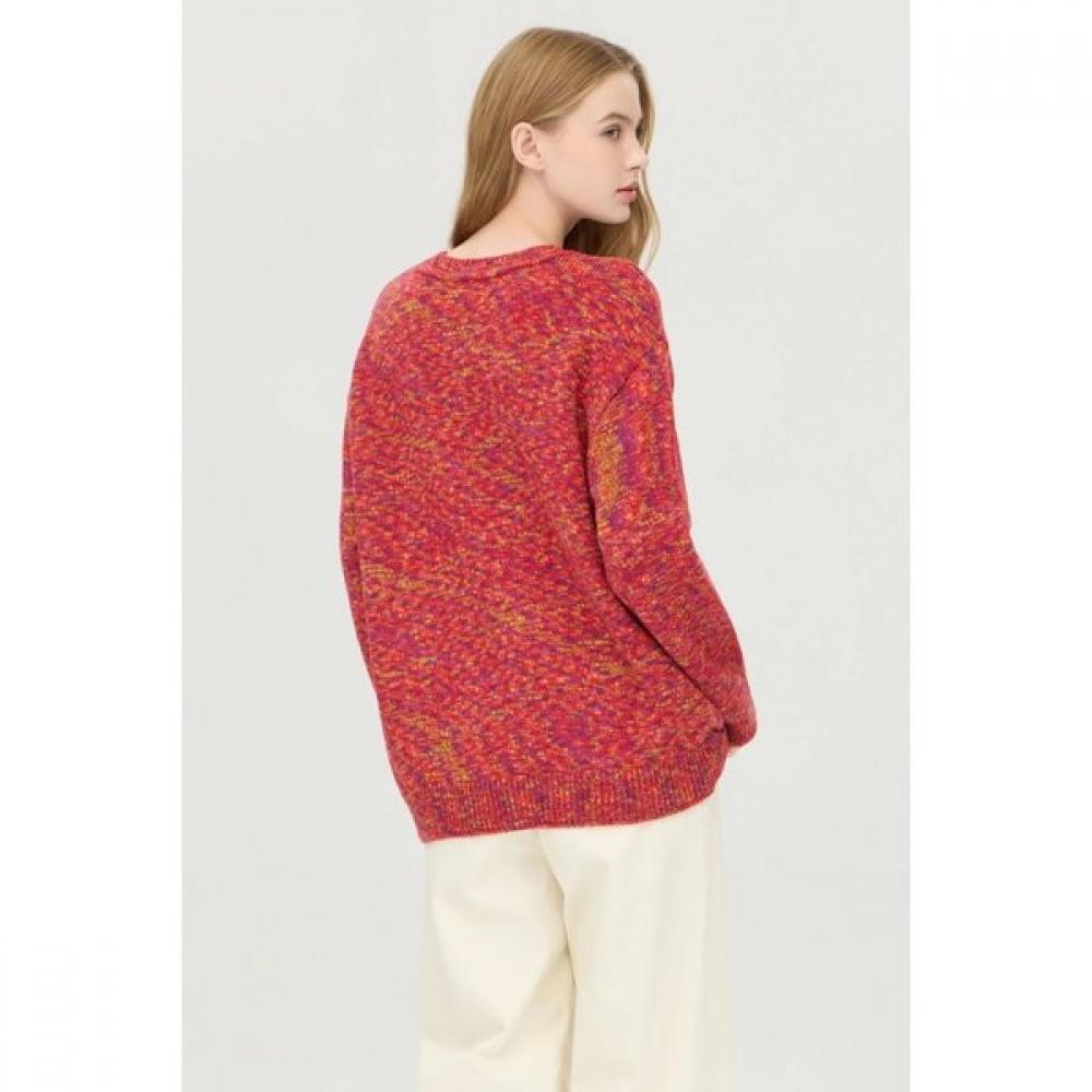Benetton Жаккардовая меланжевая вязка Bakp53561