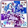Silk Size Made In Luxury Barsanti Cross Flower G.Barsanti&Figli Scarf, Oval, 53, Square, 100% Silk, Italy, Como,