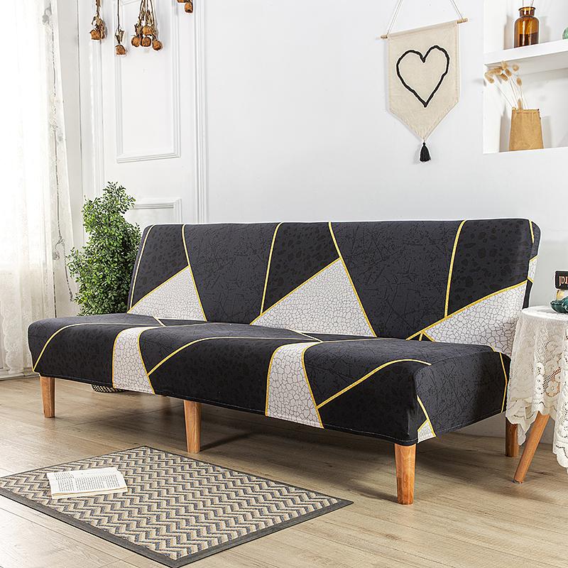 Чехол-футон для дивана без подлокотников, чехол для складного дивана, чехол для дивана, моющийся, защитный чехол для мебели для дивана без подлокотников
