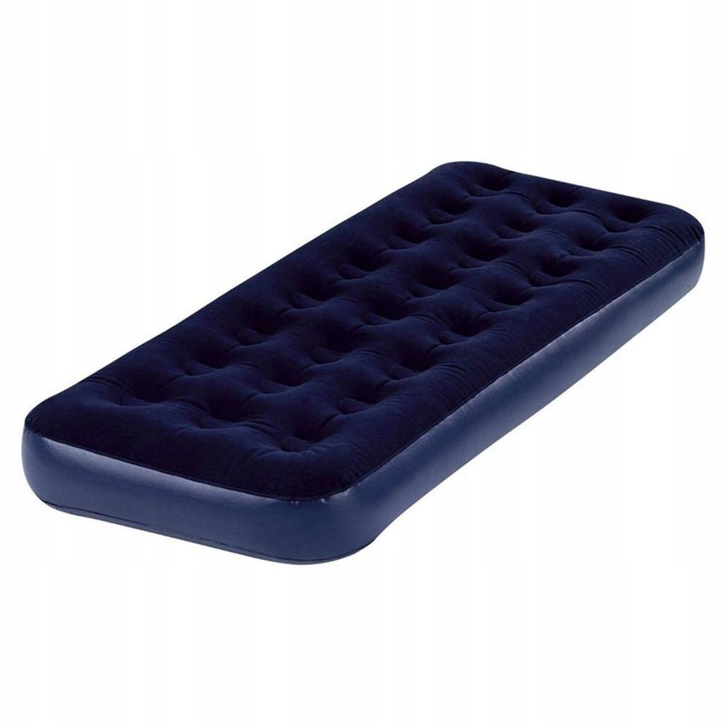 Single Inflatable Mattress For Inflating, Portable, Foldable, Flocked