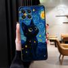 Вращающийся Чехол Звездное Небо Кот для Honor 70 X9a 200 400 Lite 8X X7 X8 Magic5Lite X6 X5b 90 Funda Чехол для Телефона