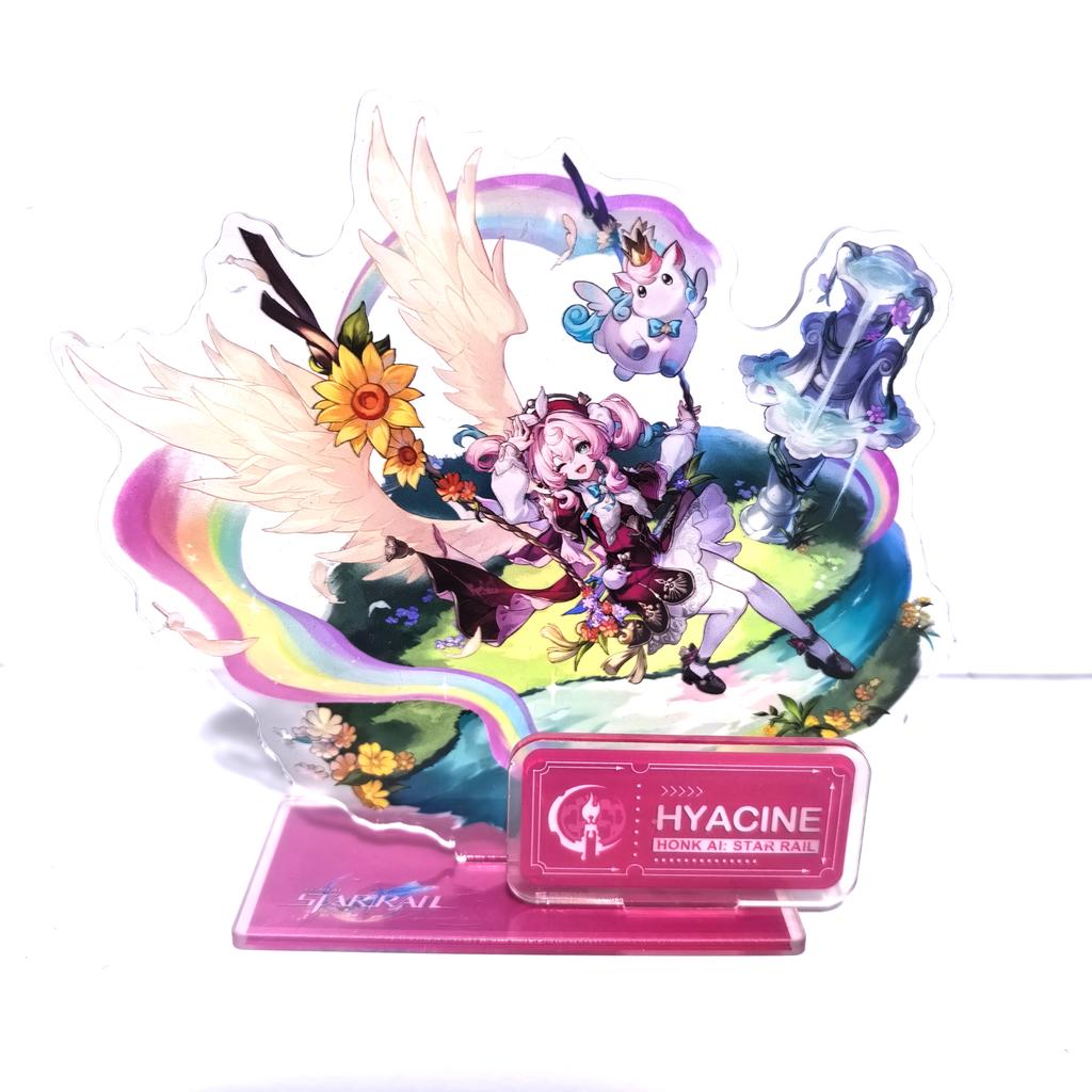 Игровая фигурка Honkai: Звездный Экспресс Воскресенье Цзяо Цю Юнь Ли Светлячок Цзин Лю Акриловая Подставка Модель Пластина Косплей Аниме Брелок Подарок для Фанатов