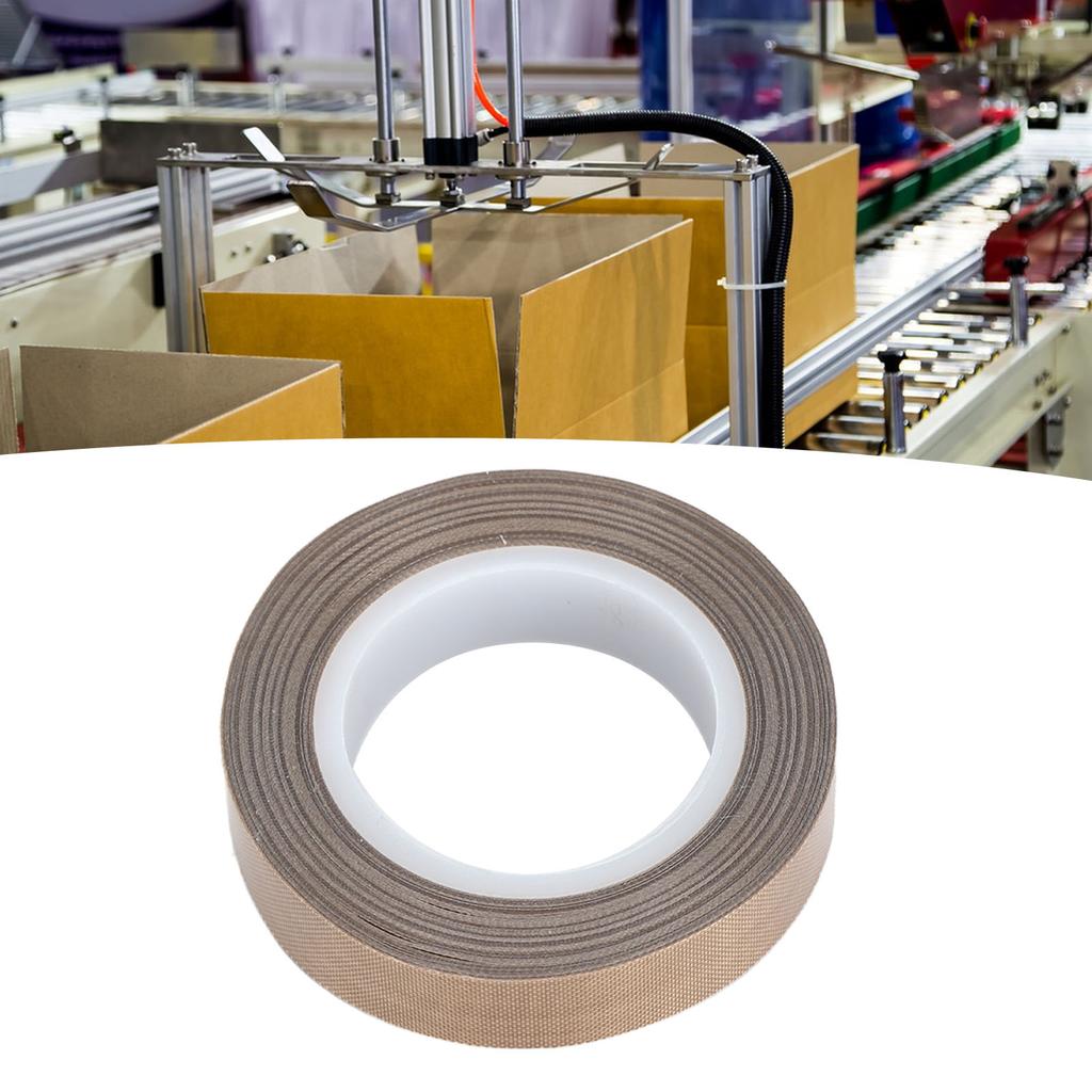 PTFE Лента из стеклоткани Изоляция Высокотемпературная Клейкая лента из ПТФЭ для вакуумного упаковщика, импульсного запайщика 32,8 фута