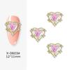 Zinc Zinc Alloy Nail Ornament 3D Nail Art Drills Nail Jewelry Rabbit Nail Decorations Heart Nail Rhinestones