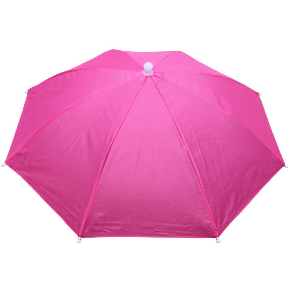 UV Protection Rain Umbrella Hat Foldable Fishing Headwear Cap Beach Umbrella Hat Sun Shade
