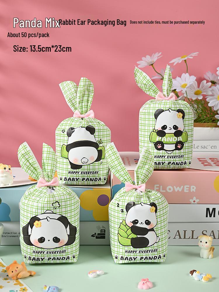 Cute Rabbit Ears Gift Bag for Candy, Cookies & Snacks