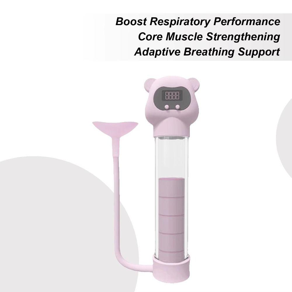 Deep Breathing Lung Capacity Expander Adjustable Resistance Breathing Training Device Men/ Women