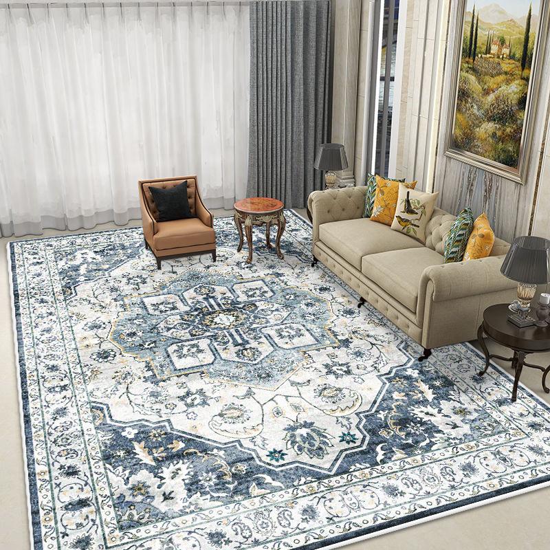 Ковер в стиле бохо для гостиной, противоскользящий, легко чистящийся, коврик для диванных столиков, пушистый мягкий ковер для офиса, большой площади, машинная стирка