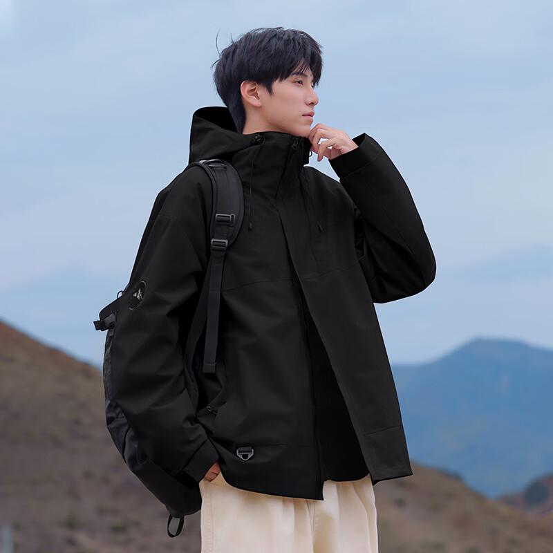 MEDE Men's 3-in-1 Hooded Outdoor Jacket