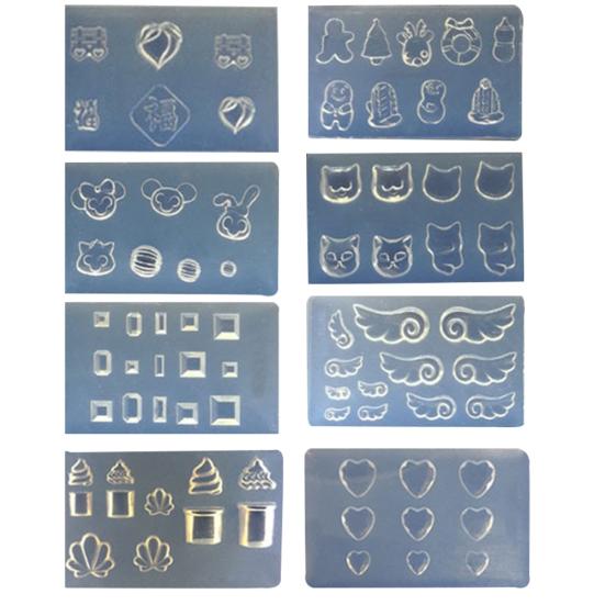 Кремовый орнамент для ногтей, резьба, силиконовая форма, ювелирный декор, инструменты для изготовления украшений