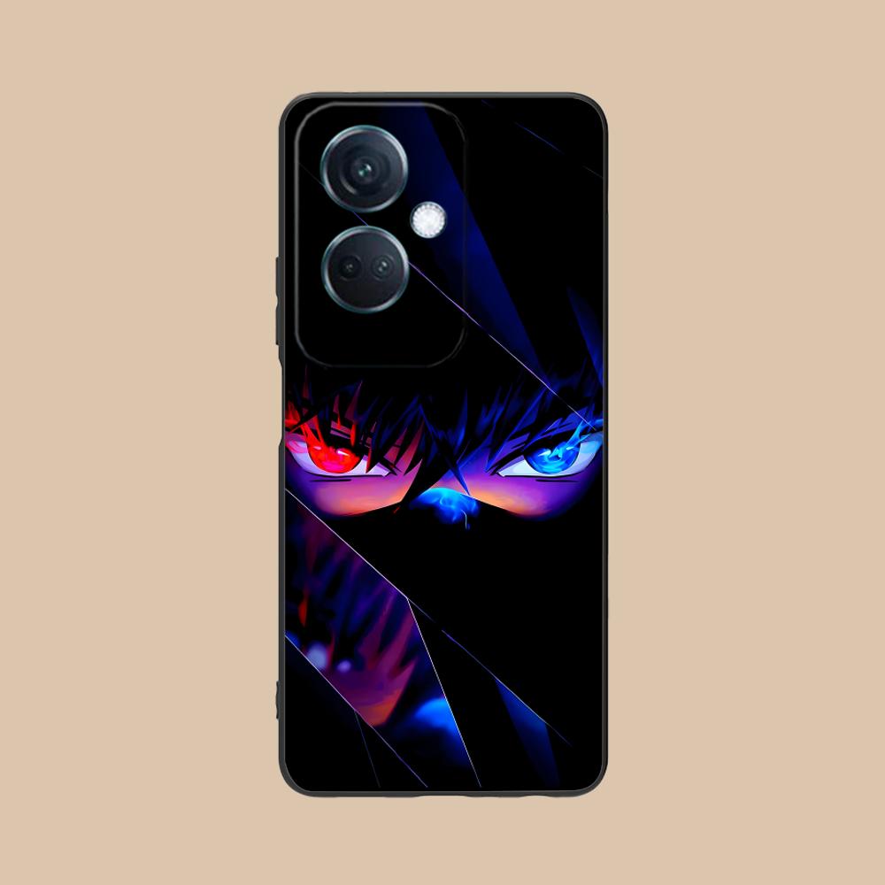 Anime Eyes Phone Case for OPPO Reno 14 13 12 11 10 9 8 7 6 5 F T Pro 5G Soft TPU Shockproof Cover