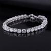 4mm Cubic Zirconia Tennis Bracelets For Women Iced Out Chain Silver Color Bracelet Men Zircon Armband CZ Pulseras