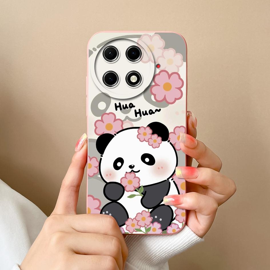Для Tecno Camon 30 30S Pro 30C Spark Go 1 2025 Pop 9 20 Pro Чехол-оболочка Lovely Panda Эстетические ультратонкие жидкие силиконовые парные чехлы для Tecno Capa
