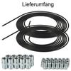 1 Set Brake Line Kit 5m 3/16" (4.75mm) Steel- Plated- PVF Brake Pipe- Hose Lines Piping Tubes Tubing Anti-Rust Replacement Part