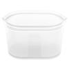 Zip Top Silicone Bag Storage Container Japanese Dish L 946ml Microwave Cooking Dishwasher Safe Frosted White ZipTop [Genuine Product]