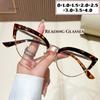 Модные металлические очки для чтения «кошачий глаз» женские с защитой от синего света, высокой четкости, оптические очки по рецепту от 0 до +4.0