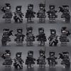 Совместимые с Lego Военные Строительные Блоки Спецназ Миниатюрные Солдаты С Полным Вооружением Мальчики Сборные Игрушки