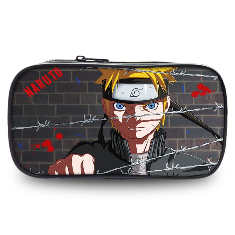 Naruto Anime Character Print Single Layer Stationery Storage Bagfor Students