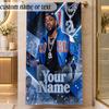 Beach TowelKendrick Lamar Custom Name Text Personalized Soft Towel for Beach Pool Indoor Home Decor Gift