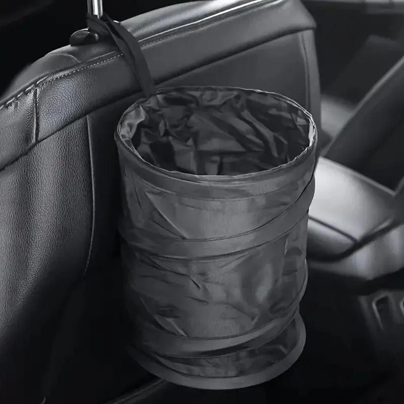 Новый складной мусорный бак для хранения в автомобиле, мусорный контейнер, водонепроницаемый для держателя-органайзера, универсальные аксессуары для салона автомобиля