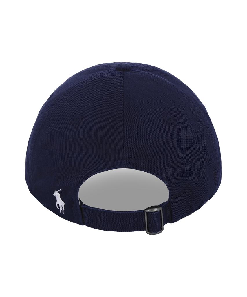 Кепка-бейсболка из твила с вышитым гербом POLO RALPH LAUREN - Темно-синяя