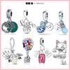 Charms S925 Original Fit  S925 Sterling Silver Charm Bracelet Women S925 Silver  Sale Pendant Beads DIY Jewelry Gift New