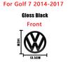 YKPSC1 1Pcs VW 3D Car Cover Front Grille Badge Rear Trunk Emblem Decals Accessories For Volkswagen Golf 7 7.5 MK7 MK7.5 GTI R Rline GTD