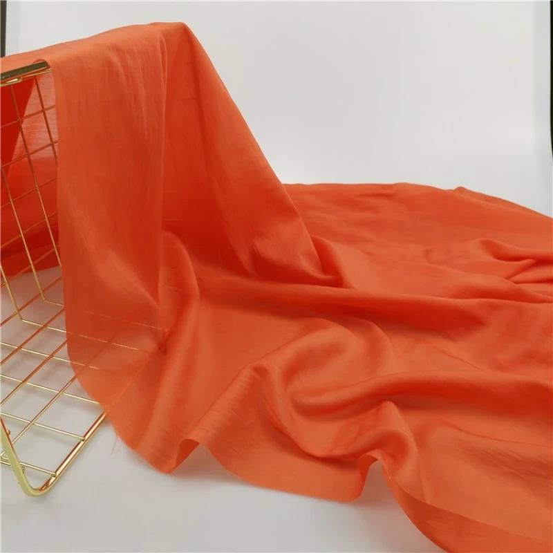 100x150 см шелковый хлопковый материал ткань однотонная для нижней подкладки юбки одежда ткань одежда DIY швейная оптовая продажа