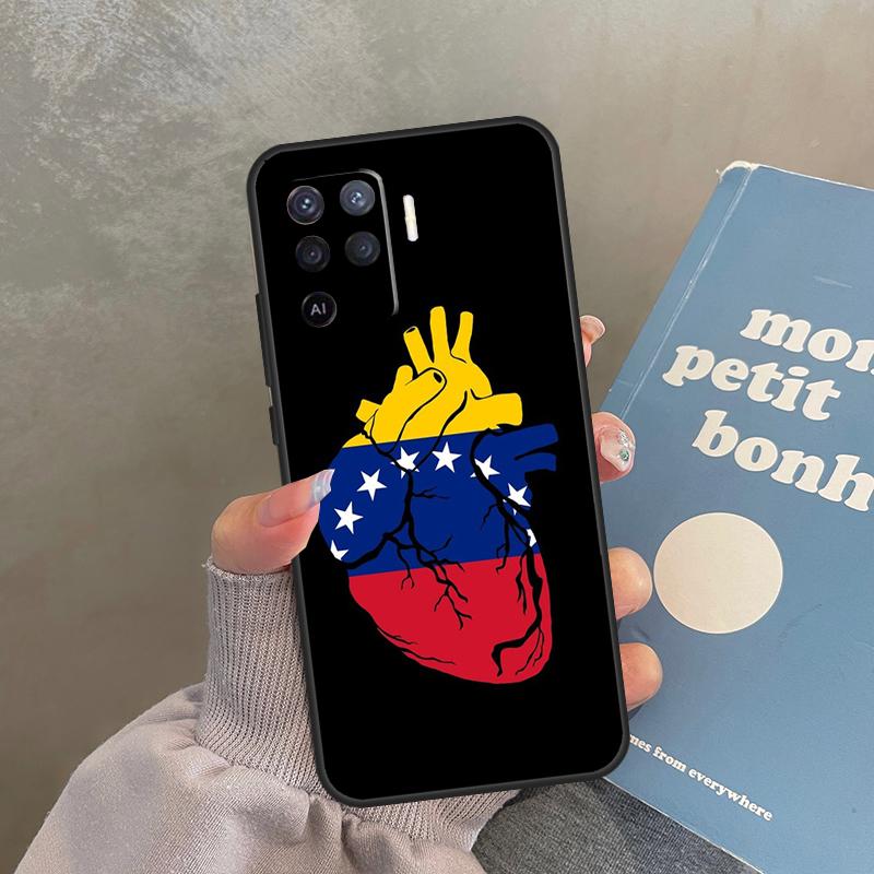 Venezuela Flag Case For Oppo A98 A78 A79 A18 A38 A58 A40 A60 A80 A16 A76 A96 A15 A74 A94 A54 A17 A77 Cover