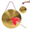 Heizi Gong with Drumsticks, Chinese Style, Sound Effects, Perfect for Festivals, Sports Days, Signals, Year-End Parties, and New Year's Parties (32cm)