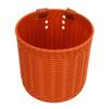 Front Handlebar Bicycle Basket Multipurpose Simulation Wicker Round Shape Large Capacity Bike