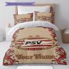Philips Sport Vereniging Custom Name Pattern Bedding,Quilt Set Quilt Cover Pillowcase Home Birthday Gift(1 * duvet cover + 2 * pillowcase, without cor