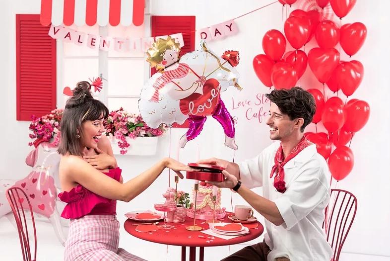 Big Red Heart Balloons, 16", 40 , 1 Piece