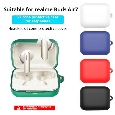 Силиконовый защитный чехол для Realme Buds Air 7 противопылевые наушники наушники ударопрочные Accesso B6Y8