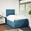 Maison Exclusive - Sommier à lattes de lit et matelas bleu 120x190 cm velours