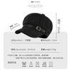 Suede Vintage Octagonal Hat Children'S Season Coffee Duck Tongue Beret Versatile Face Newsboy Hat