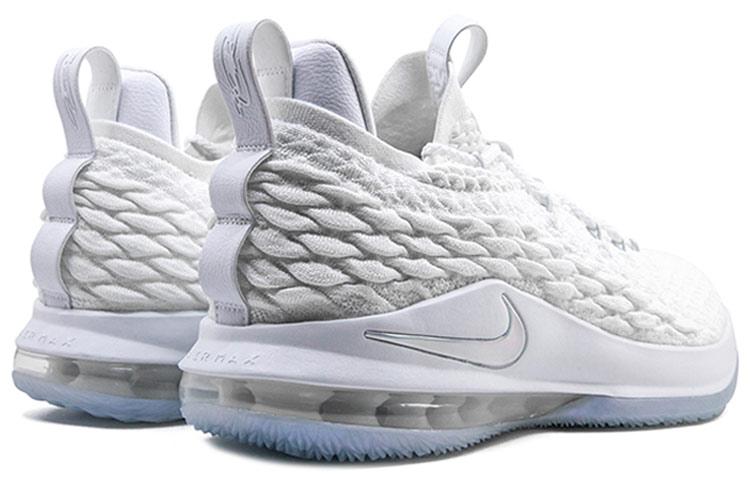Nike LeBron 15 Low White Metallic Silver AO1755-100