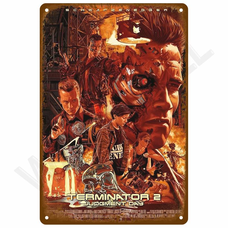 Retro Metal Sign Wall Art Mural Aesthetic Room Home Decor Items Poster Vintage Metal Plate Garage Decoration Tin Sign Plates Bar