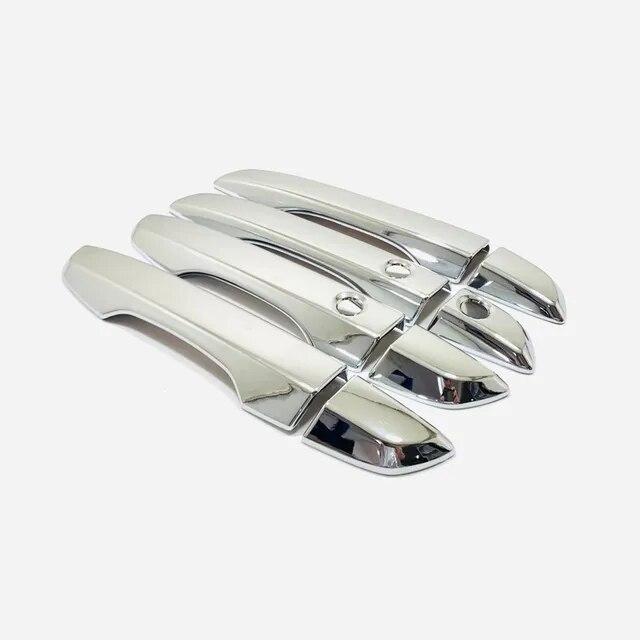 Крышка дверной ручки с правым рулем для Honda Civic 10th Gen 2016 2017 2018 ABS, углеродное волокно, внешние детали, аксессуары