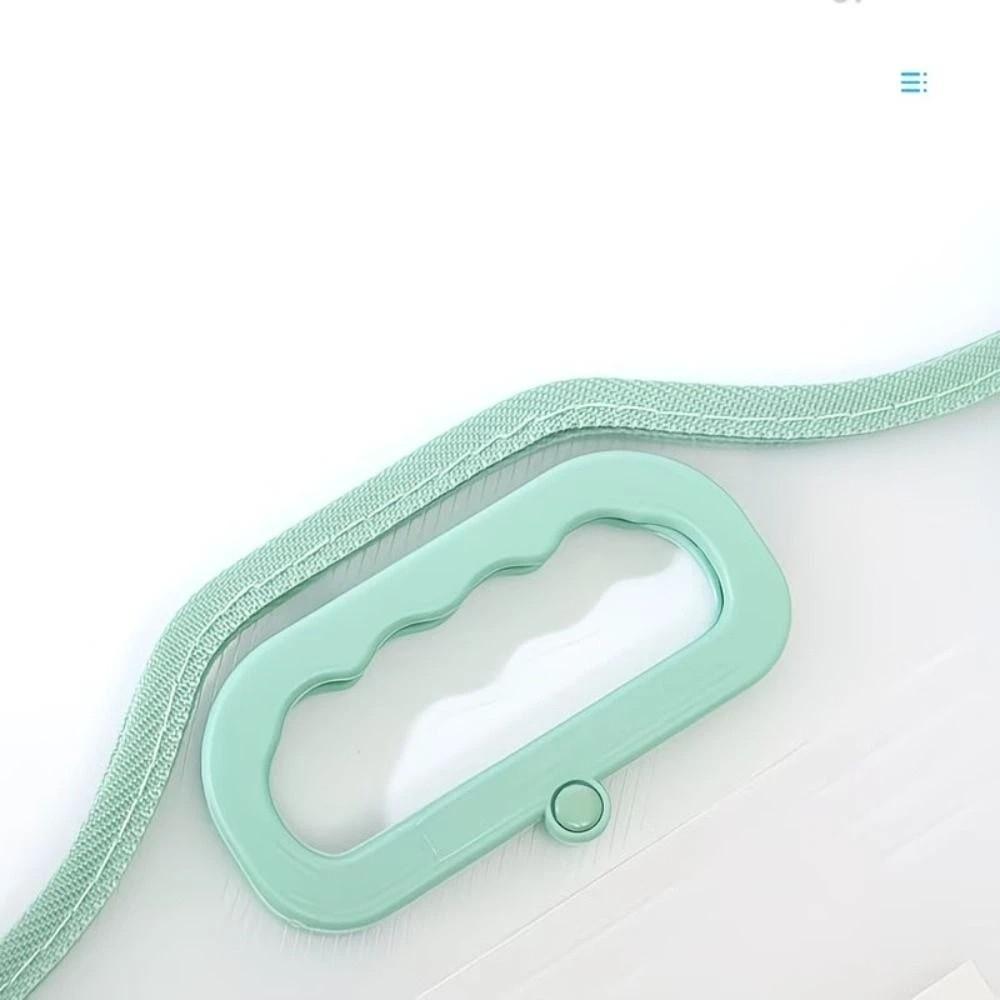 Zipper-Type A4 Document Bag Large Capacity Student Book Bag Homework Bag Test Paper Bag  Office