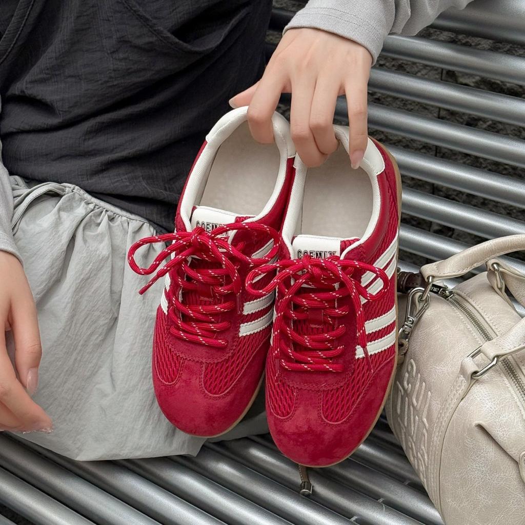 2025 лето и осень универсальная модная обувь для моральной подготовки, обувь Форреста Гампа, женская обувь, спортивная обувь, сетчатая дышащая универсальная повседневная обувь