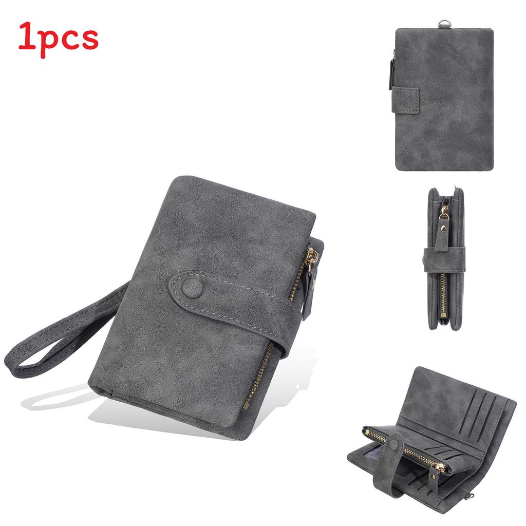 Fashion Pu Wallet For Women With Multiple Card Slots And Zipper Closure