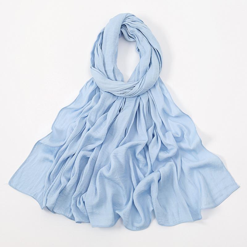 Premium Velvet Silk Hijab Scarf For Women Muslim Scarves Plain Shawls Solid Headscarf Wraps Islam Turban Headband Femme Ramadan