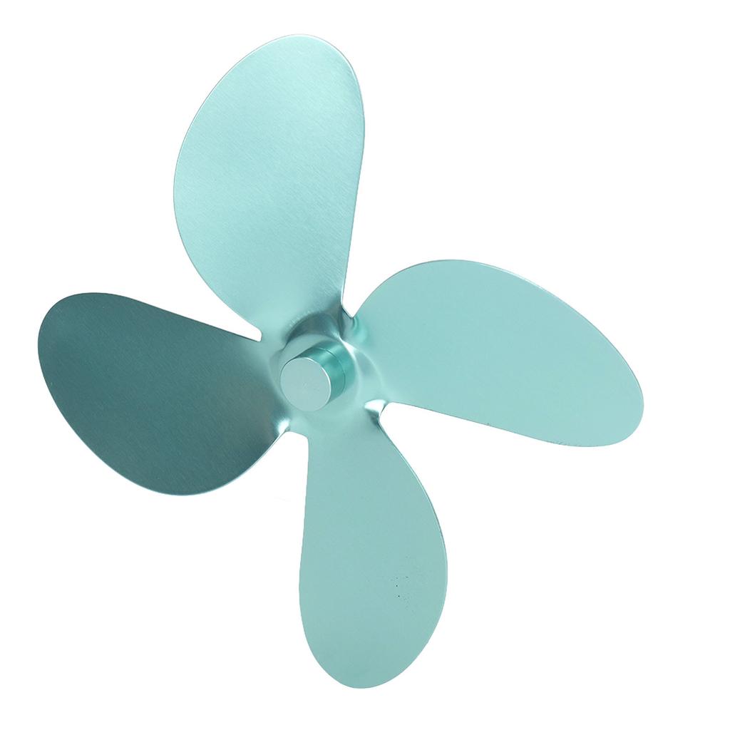 Лопасть вентилятора для камина 4 лопасти Алюминиевый сплав Рождественский стиль Аксессуары для дровяной печи